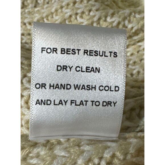 Stitches & Stripes Sweater Womens XXL NWT Pullover Beige and Ivory Trim - Picture 6 of 6